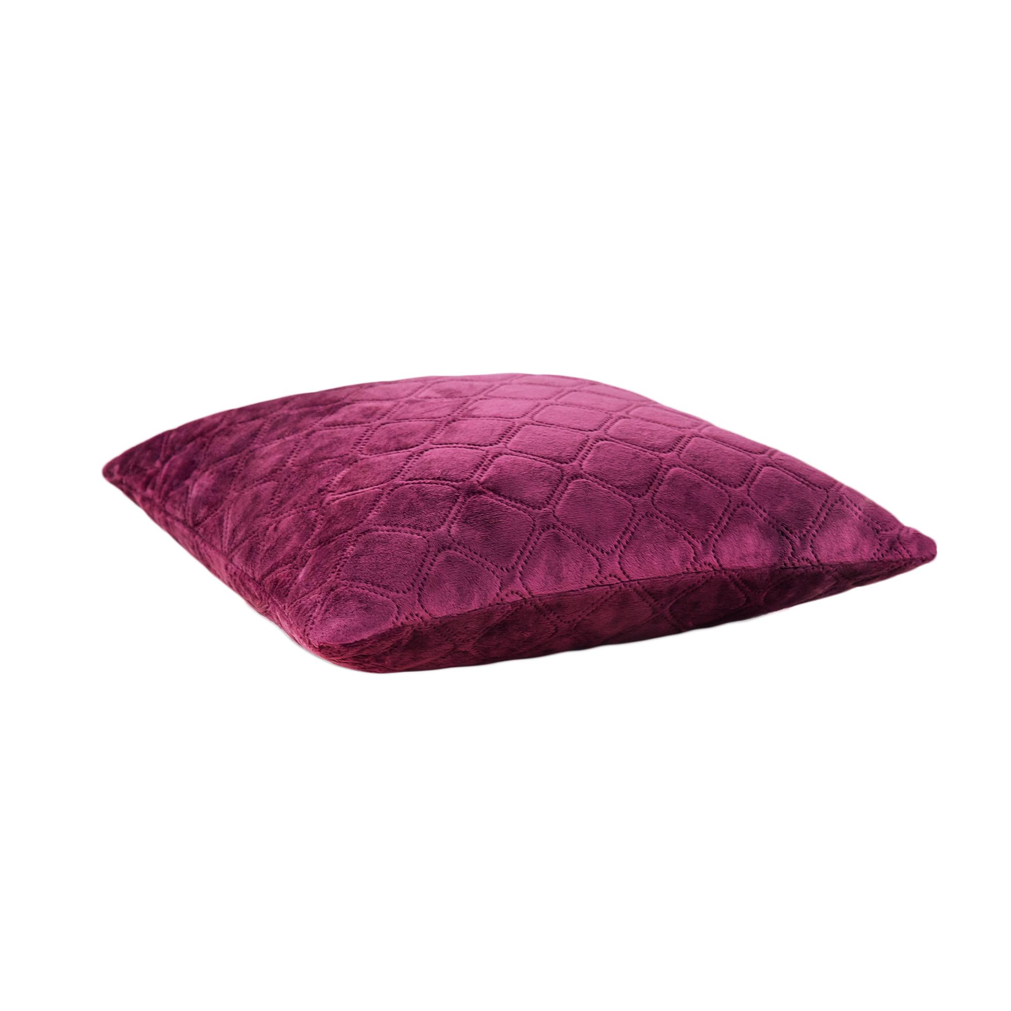 Decorative pillow "VELOUR" Burgundy, 50x70 - Photo 2
