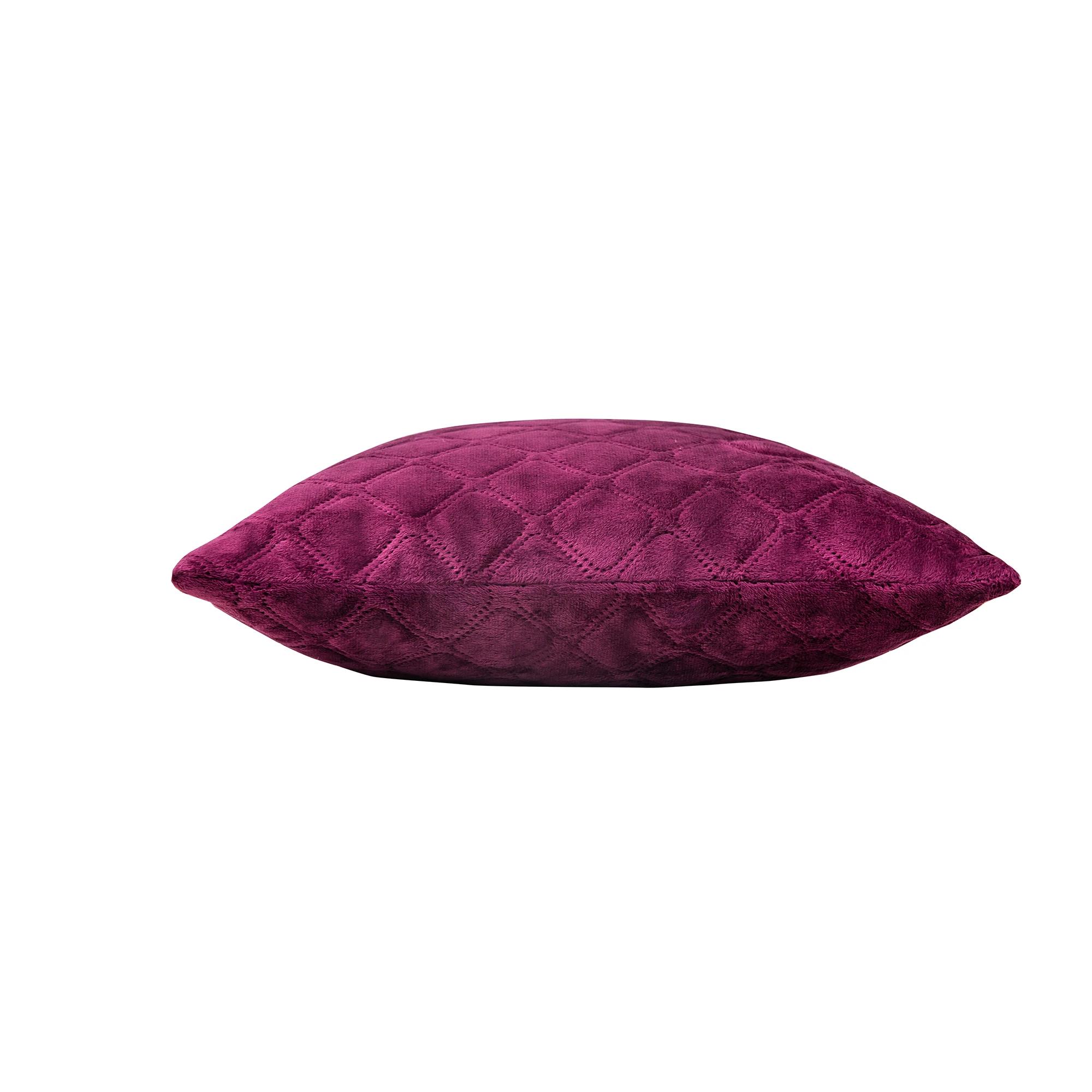 Decorative pillow "VELOUR" Burgundy