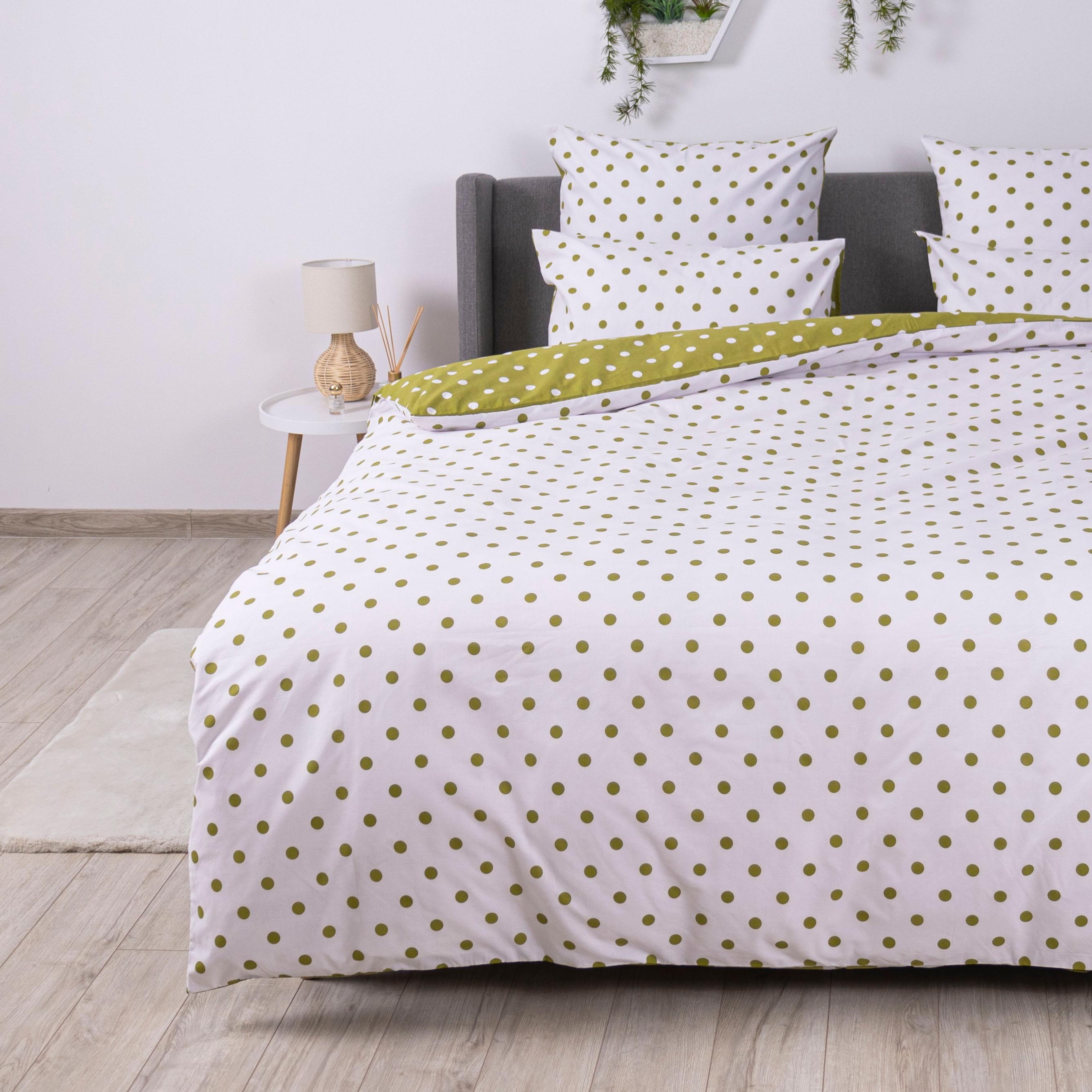 Постельное белье ТЕП "Happy Sleep" Olive Dots, 50x70, полуторное - Фото 6