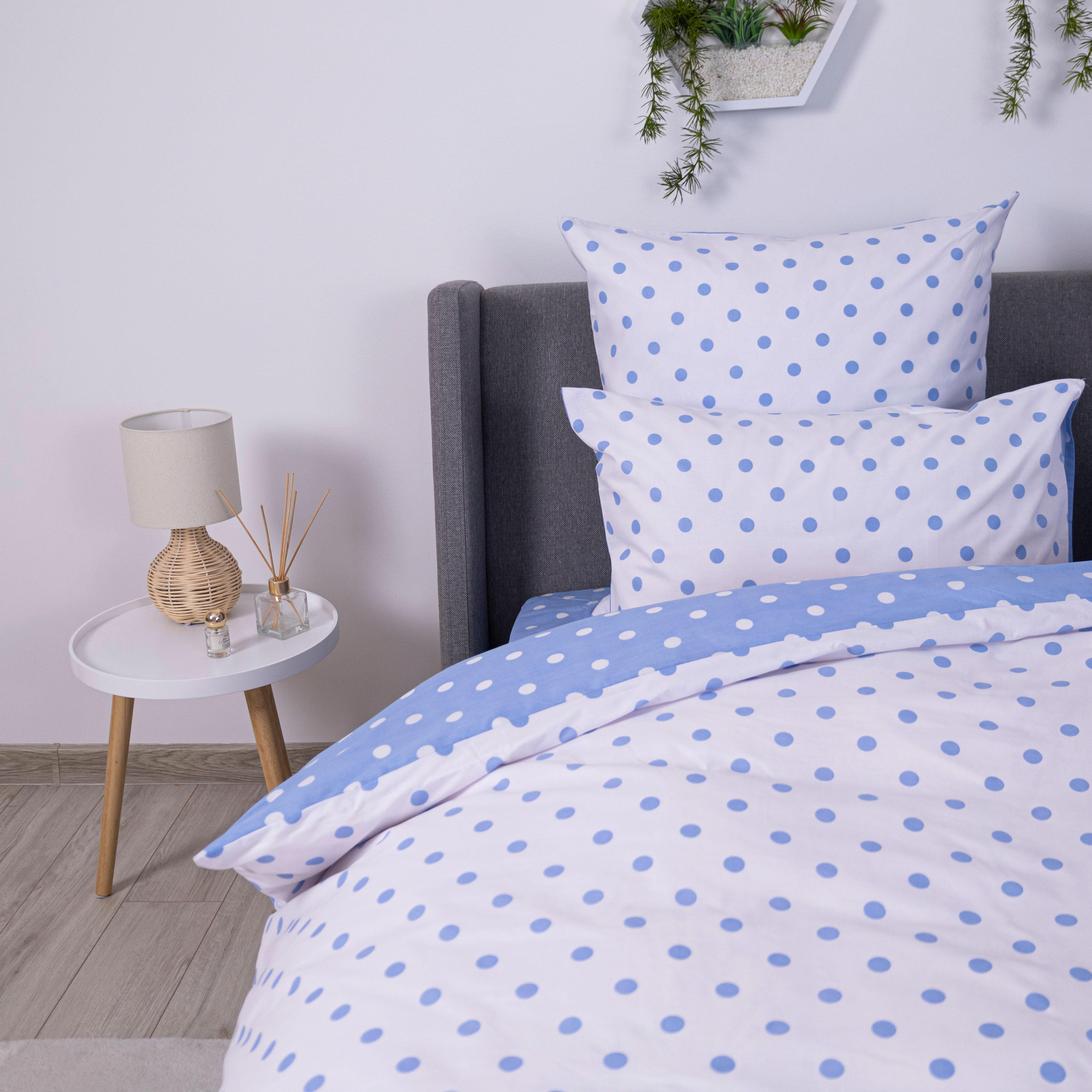 Постельное белье "ТЕП" Light Blue Dots, 70x70, евро - Фото 5