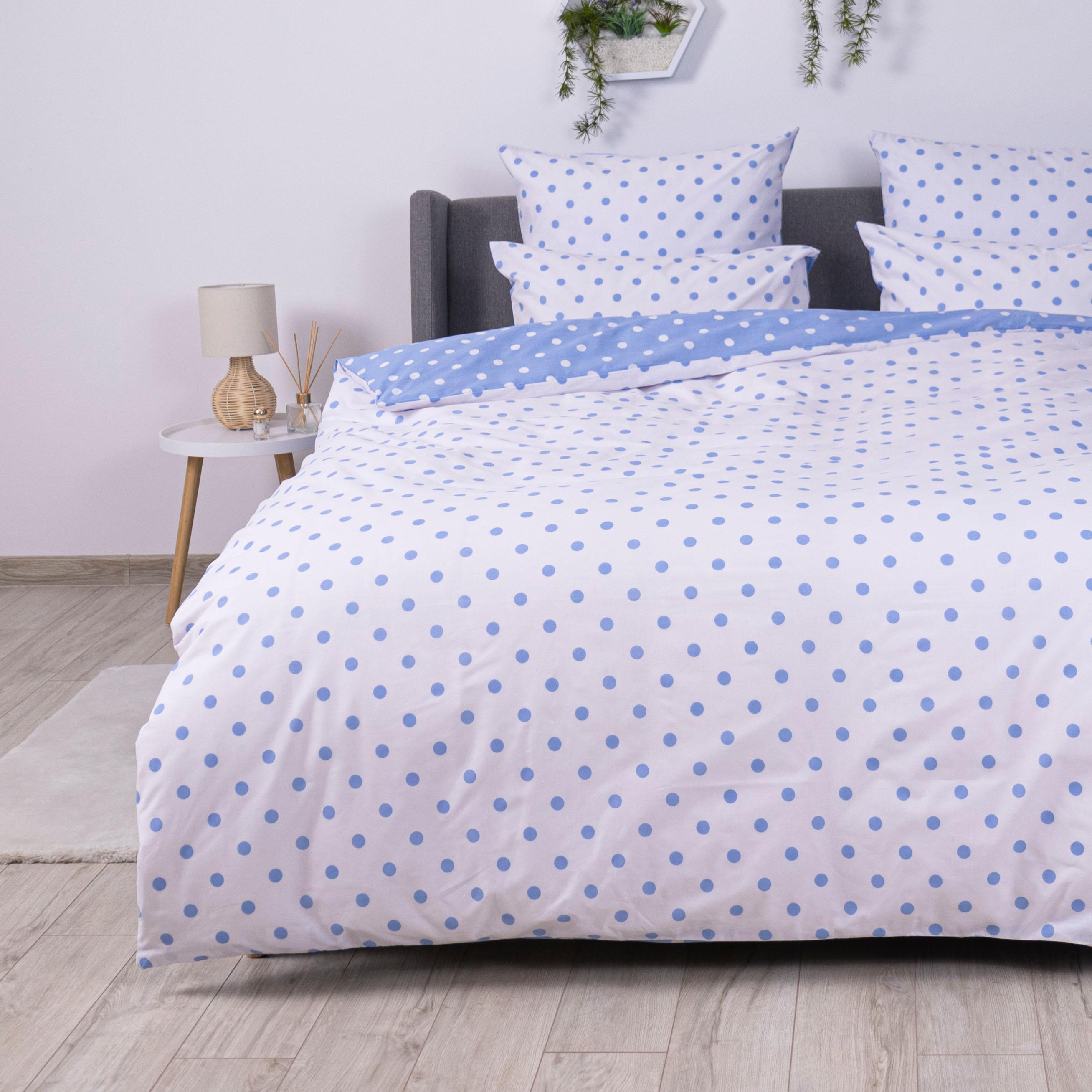 Постельное белье "ТЕП" Light Blue Dots, 70x70, евро - Фото 6