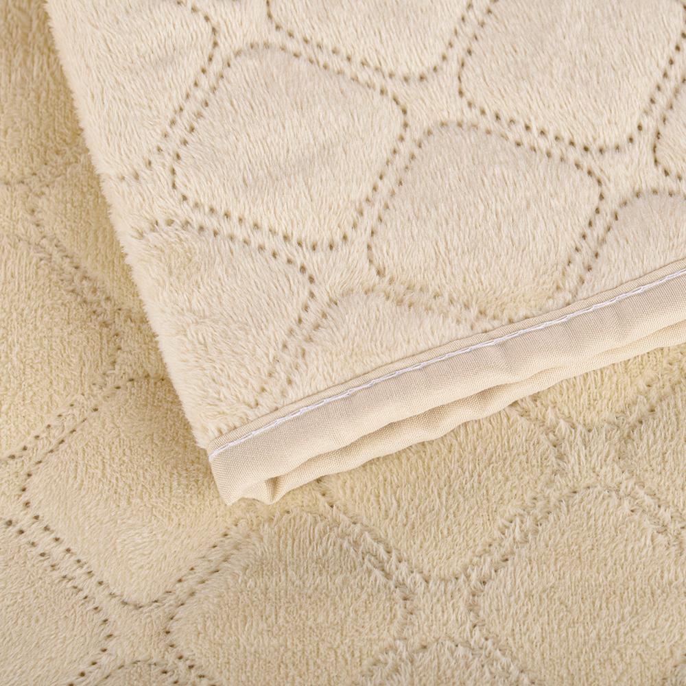 Bed Covers TEP "VELOUR" Beige/Rhombus round, 150x210 - Photo 7