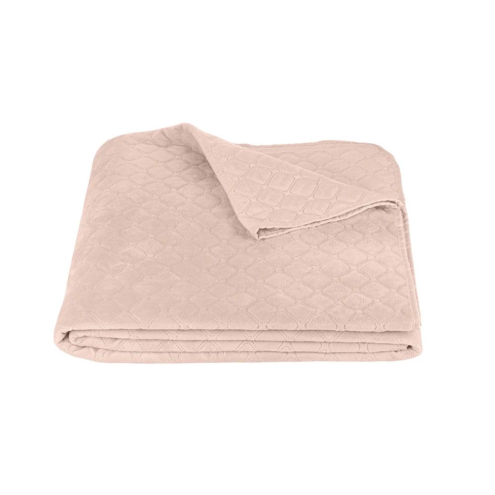 Bed Covers TEP "VELOUR" Powder/Rhombus straight