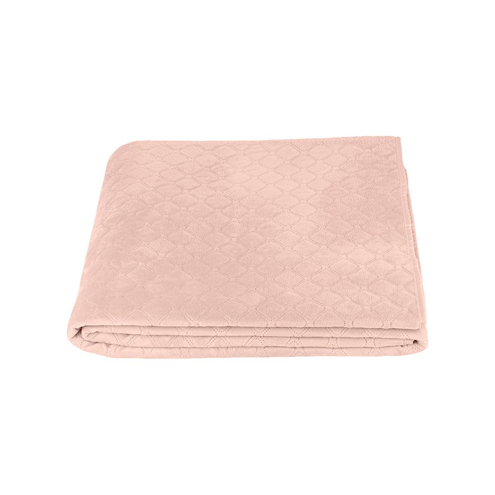 Bed Covers TEP "VELOUR" Powder/Rhombus straight, 220x240 - Photo 2
