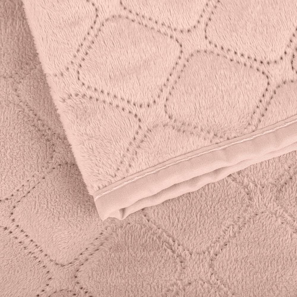Bed Covers TEP "VELOUR" Powder/Rhombus straight, 220x240 - Photo 3