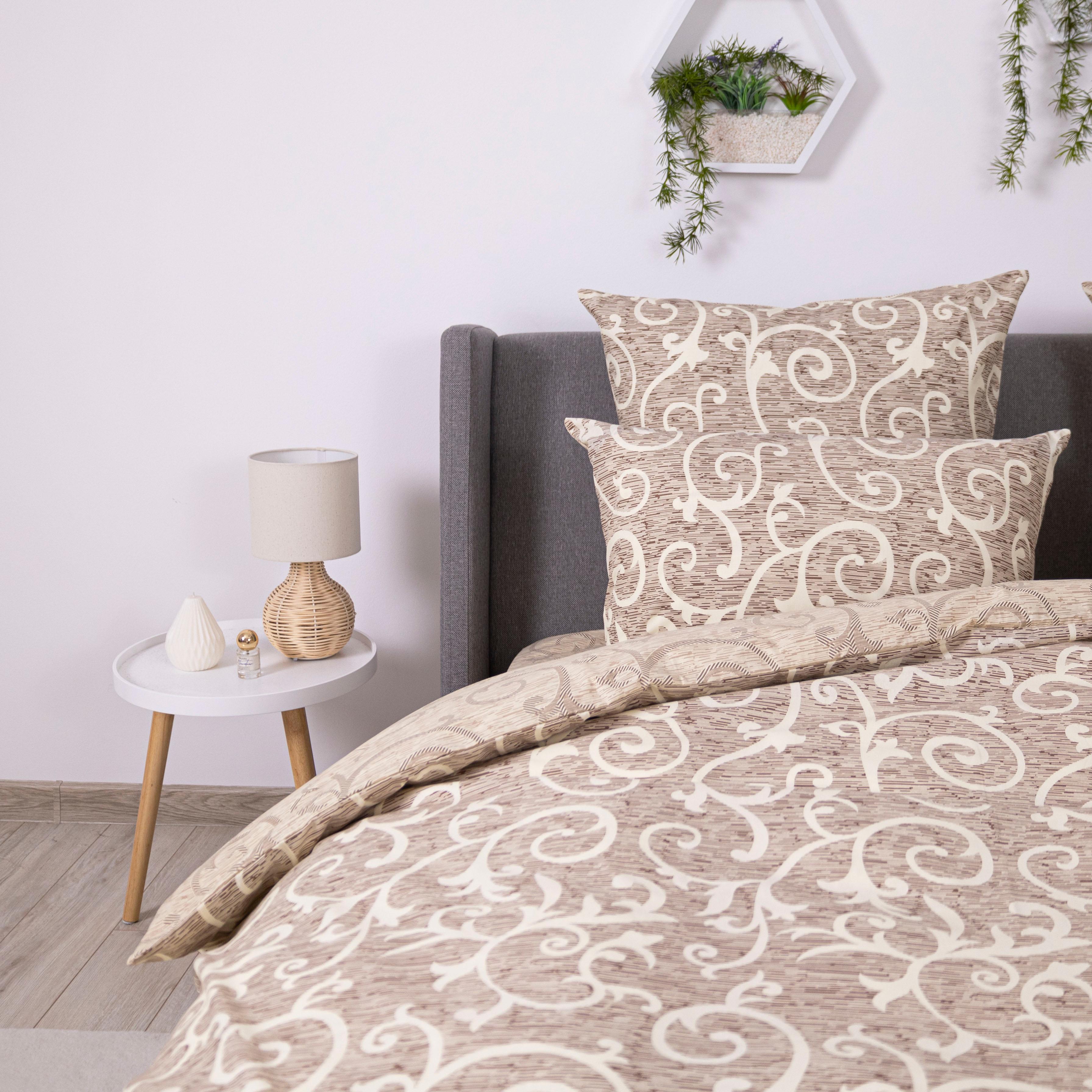 Постельное белье ТЕП "Soft dreams" Beige and White, 70х70, полуторное - Фото 5