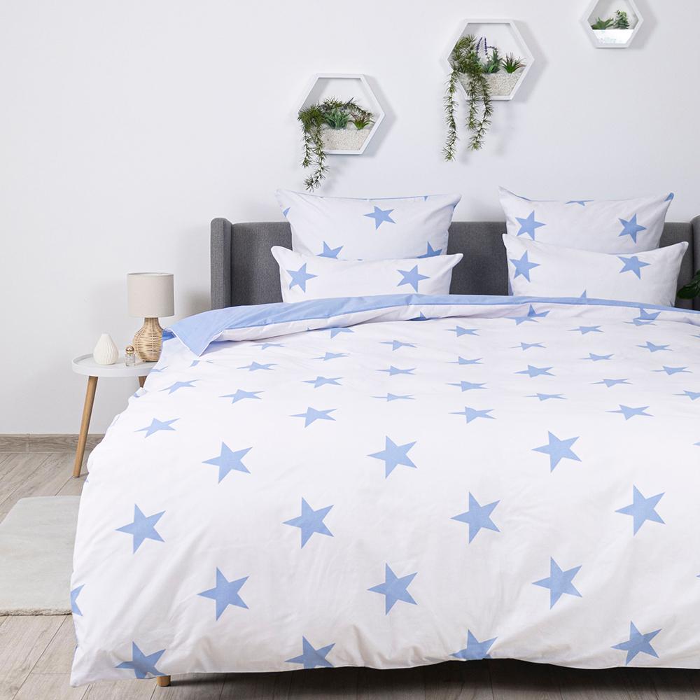 Постельное белье ТЕП "Soft dreams" Morning Star Blue, 70x70, полуторное - Фото 6