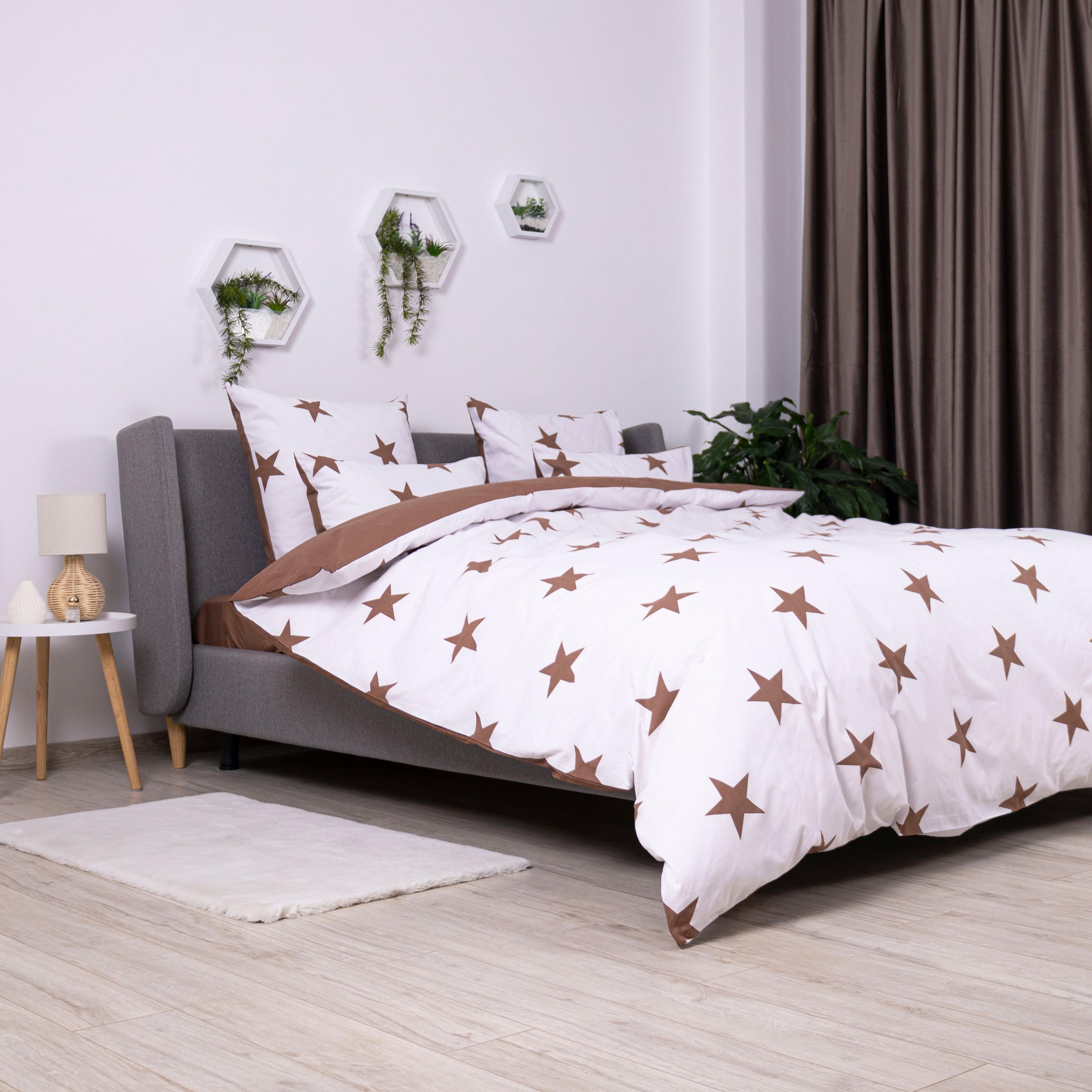 Постельное белье ТЕП "Soft dreams" Morning Star Cappuccino, 70x70, полуторное - Фото 4