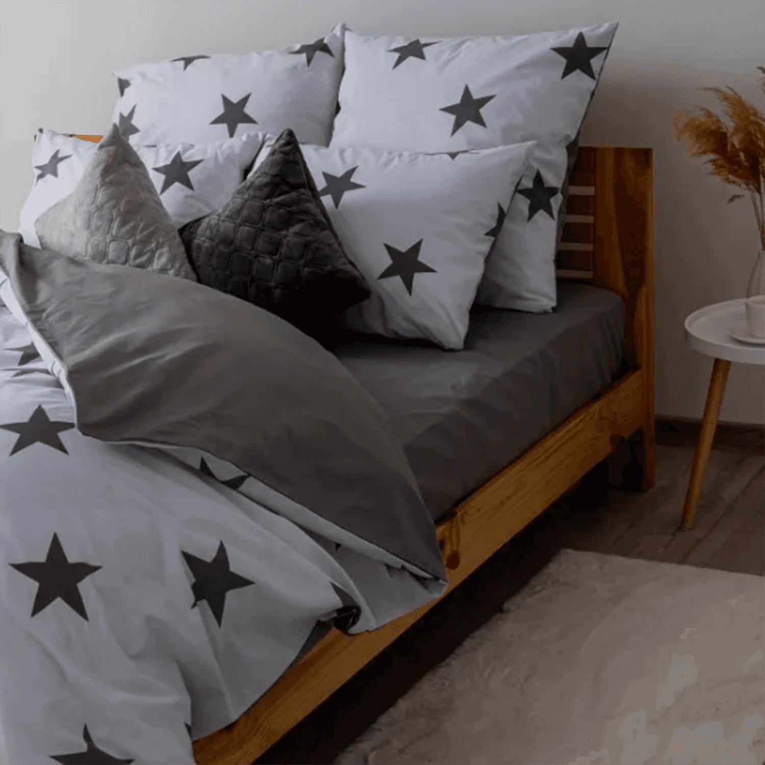 Постільна білизна ТЕП "Soft dreams" Morning Star Grey, 70x70, полуторное - Фото 4