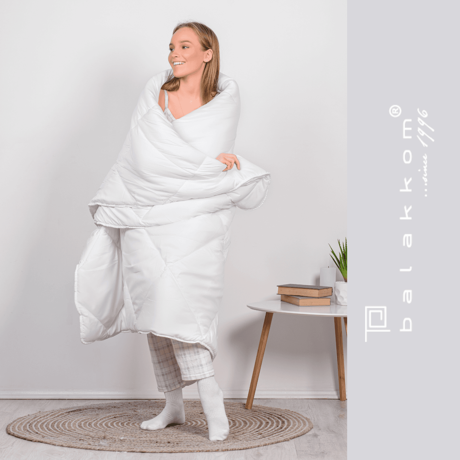 Quilt FRIENDLY "WHITE COMFORT" (350g/m2), 172x205 - Photo 7