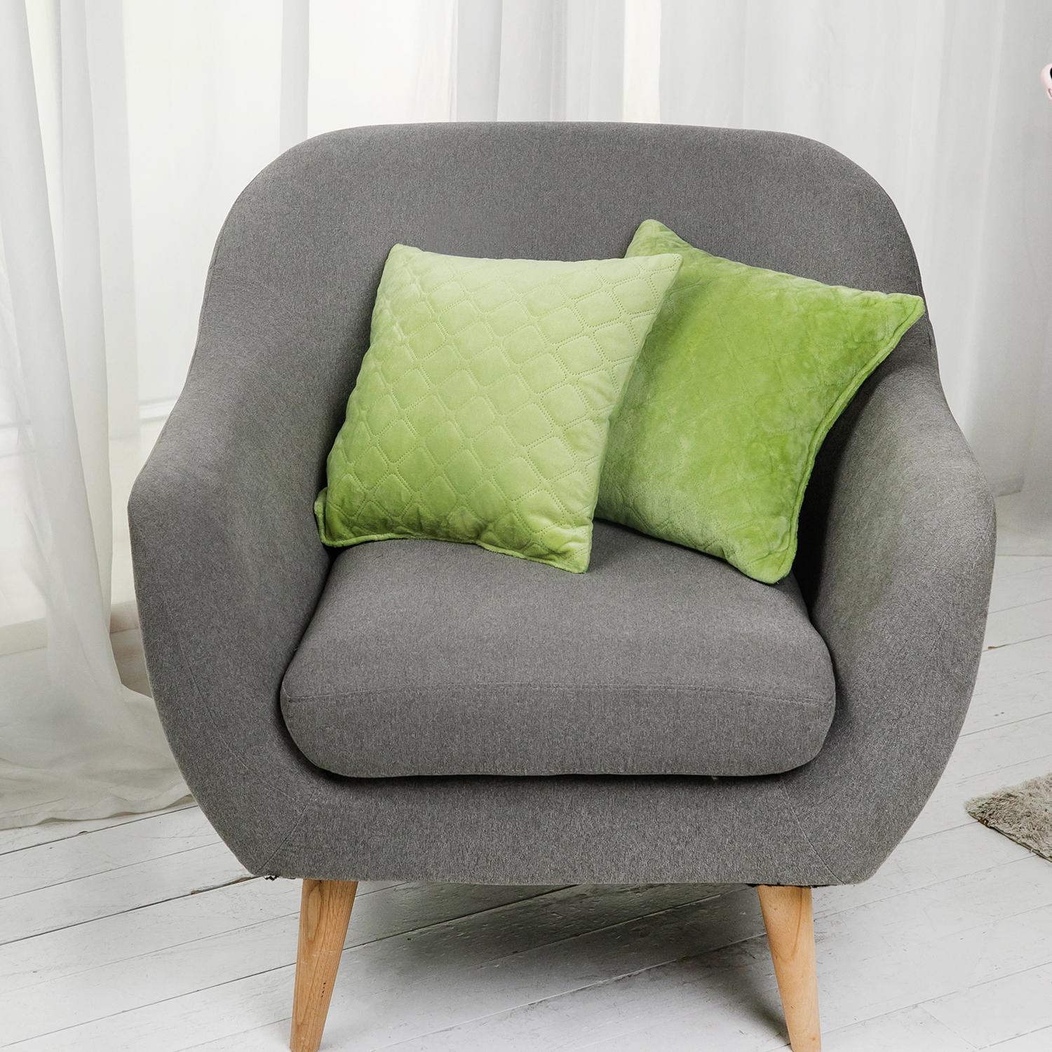 Decorative pillow "VELOUR" Salad, 40x40 - Photo 4