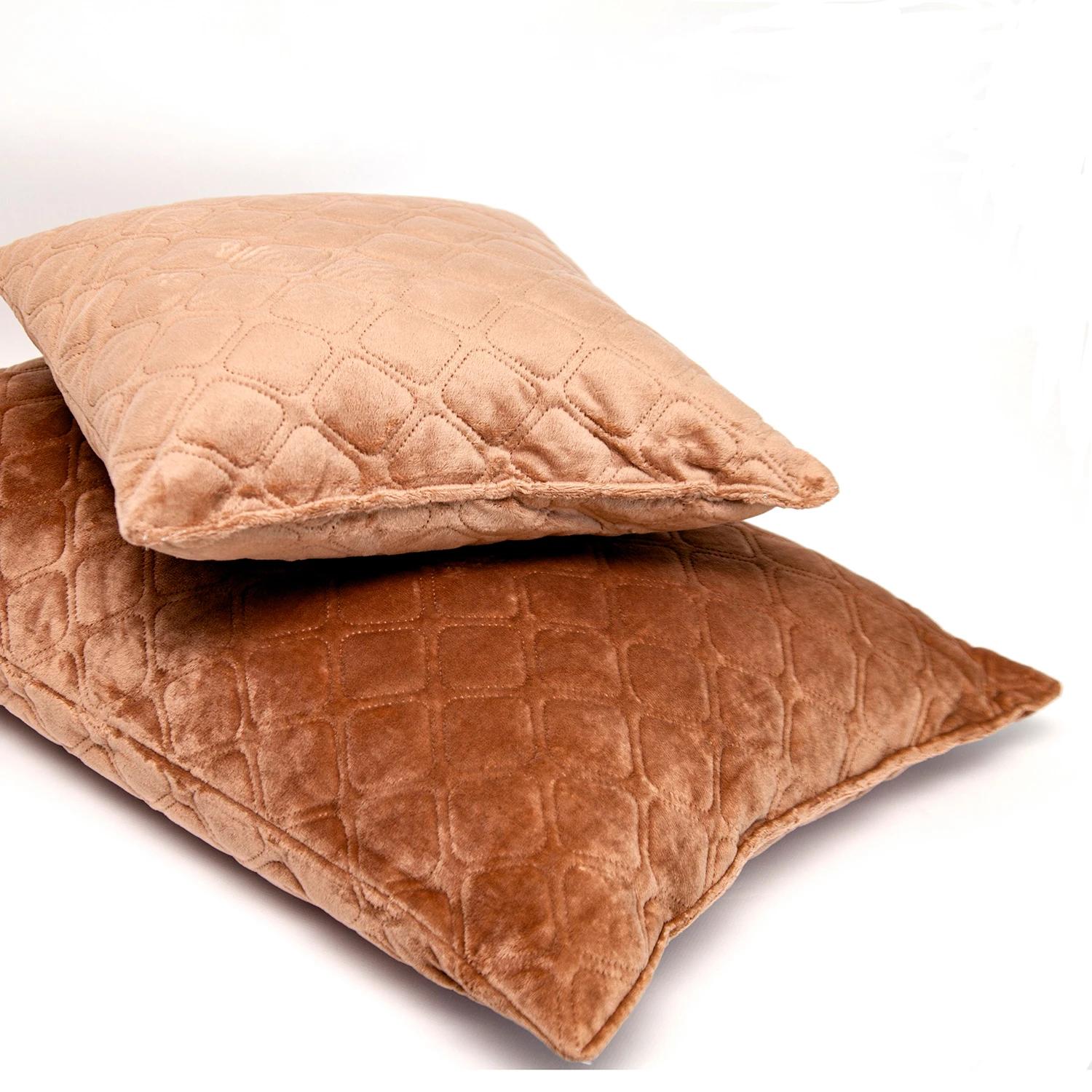 Decorative pillow "VELOUR" Cappuccino