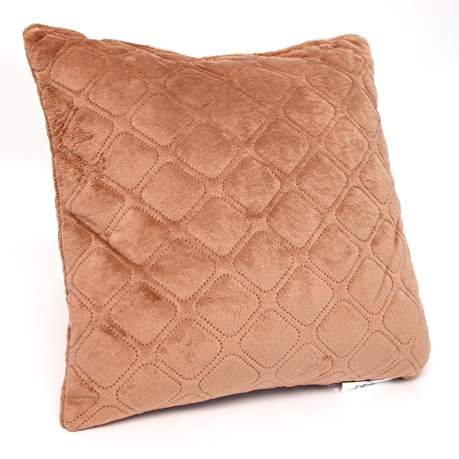 Decorative pillow "VELOUR" Cappuccino, 50x70 - Photo 3