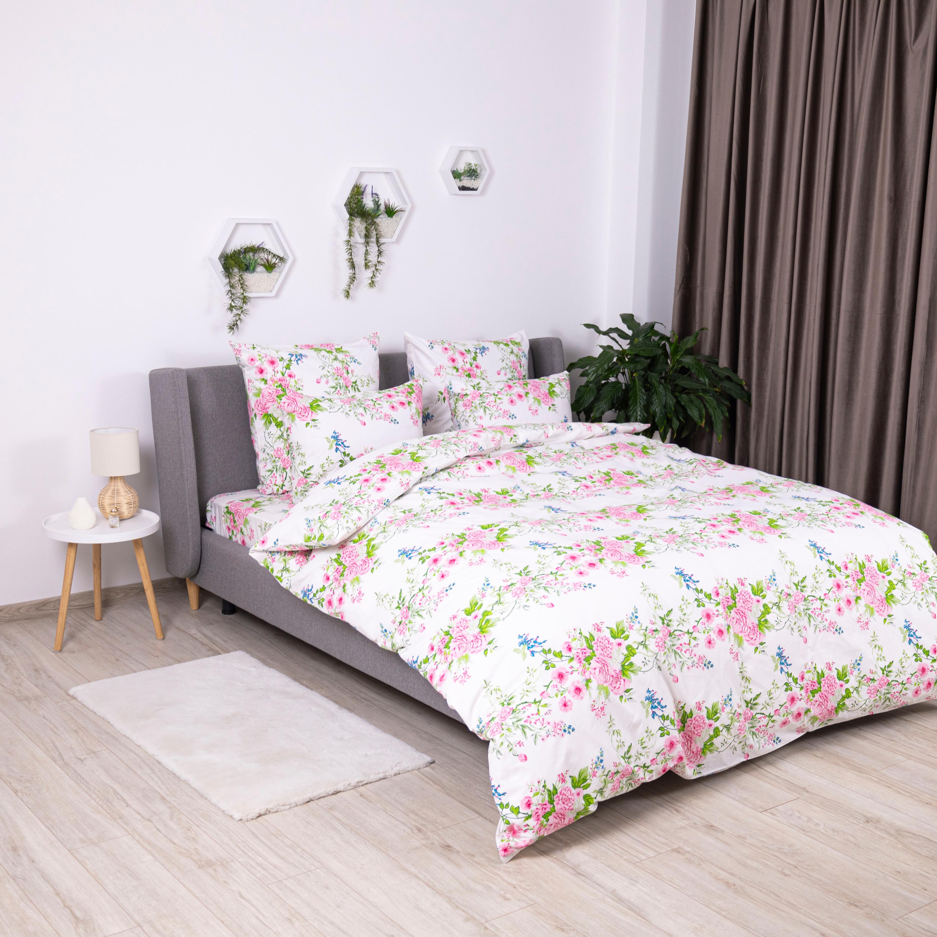 Постельное белье ТЕП "Soft dreams" Floral Dream, 70x70, двуспальное - Фото 3