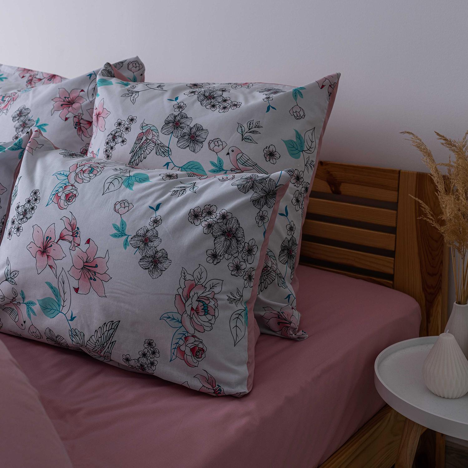 Постельное белье ТЕП "Soft dreams" English Flower, 70x70, евро - Фото 5
