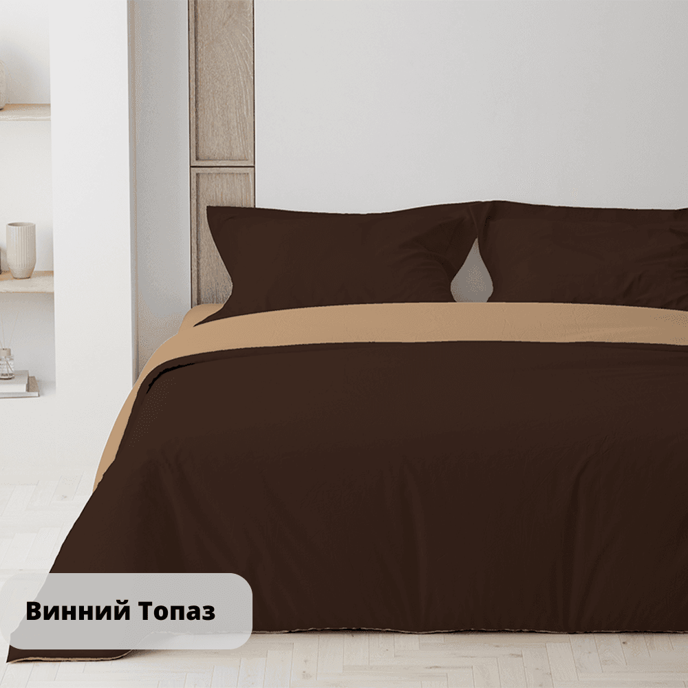 Постельное белье "ТЕП" Винный Топаз, 70x70, евро - Фото 2