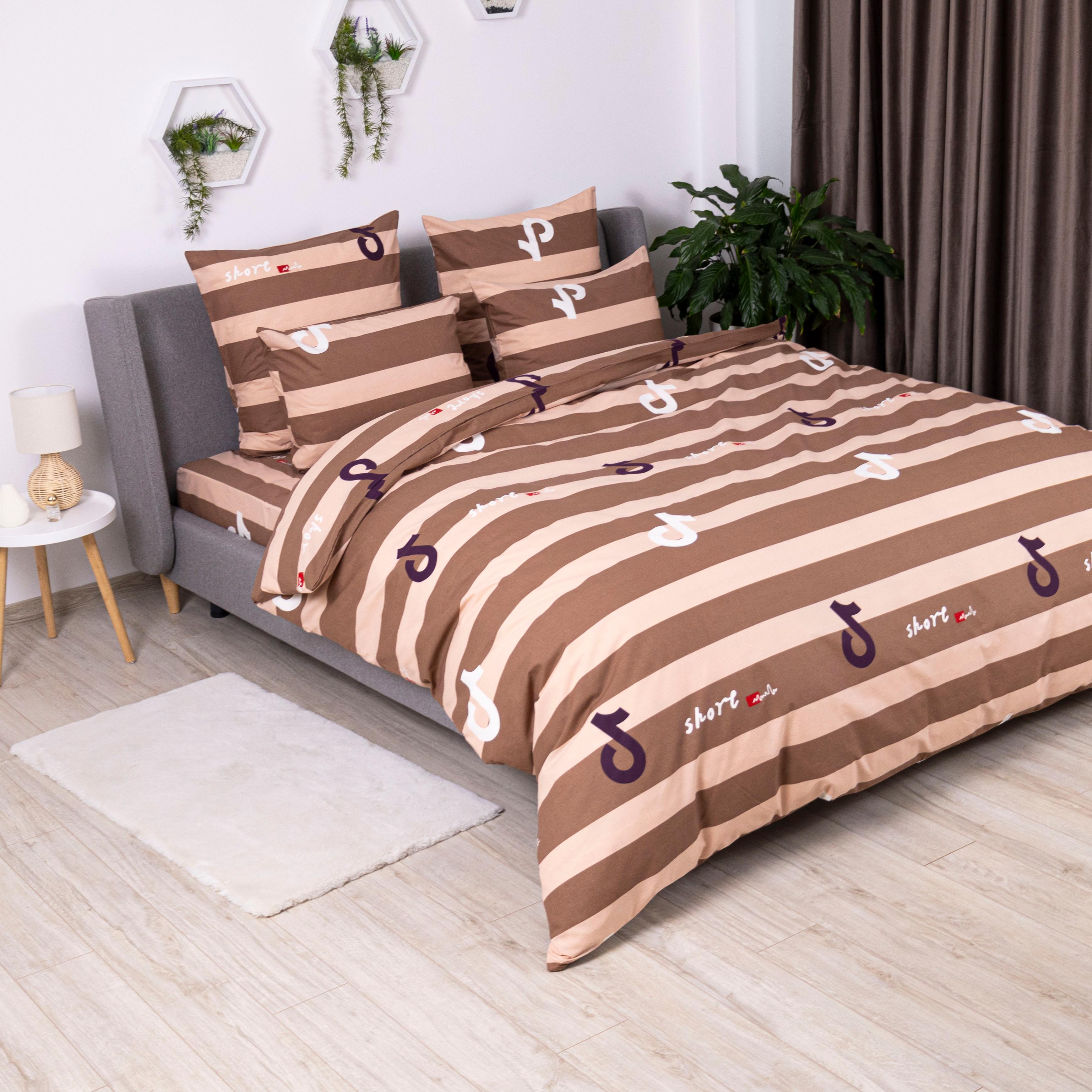 Постельное белье ТЕП "Soft dreams" Line Brown, 70x70, полуторное - Фото 3