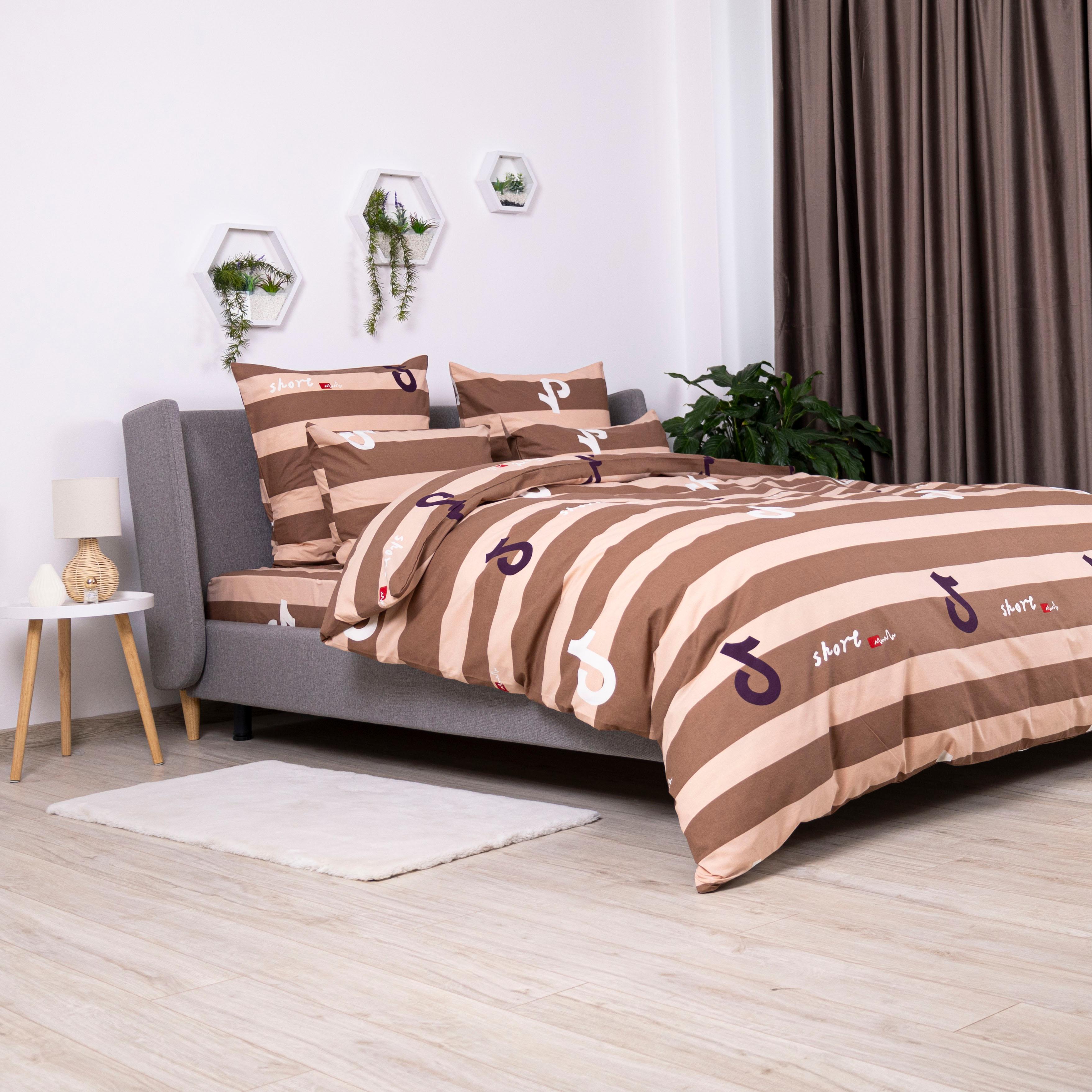 Постельное белье ТЕП "Soft dreams" Line Brown, 70x70, полуторное - Фото 4
