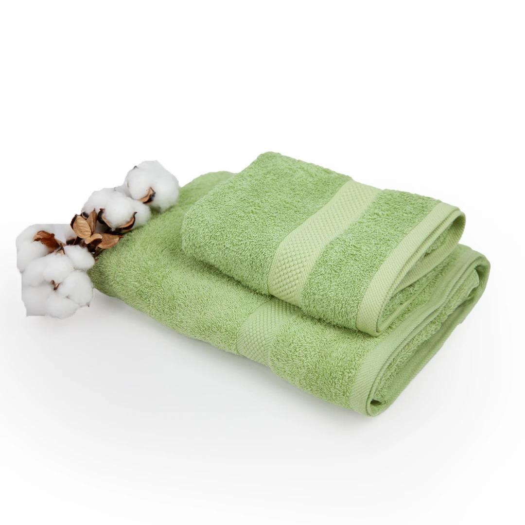 Towel "Honey" (470 g/m2) Salad Green