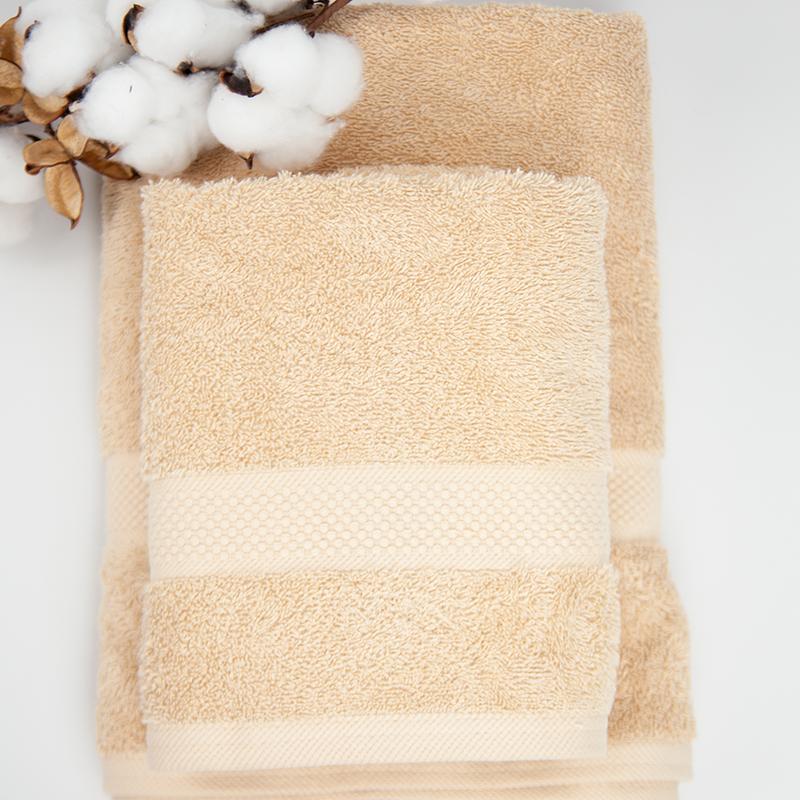 Towel "Honey" (470 g/m2) Beige, 70x140 - Photo 4
