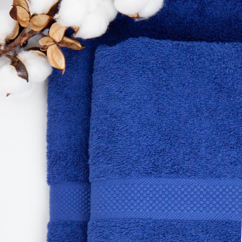 Towel "Honey" (470 g/m2) Navy, 70x140 - Photo 6