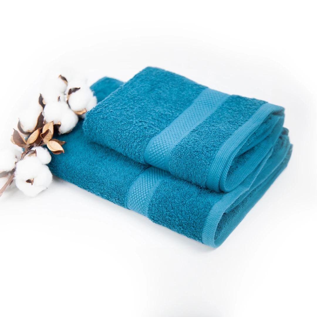 Towel "Honey" (470 g/m2) Cornflower
