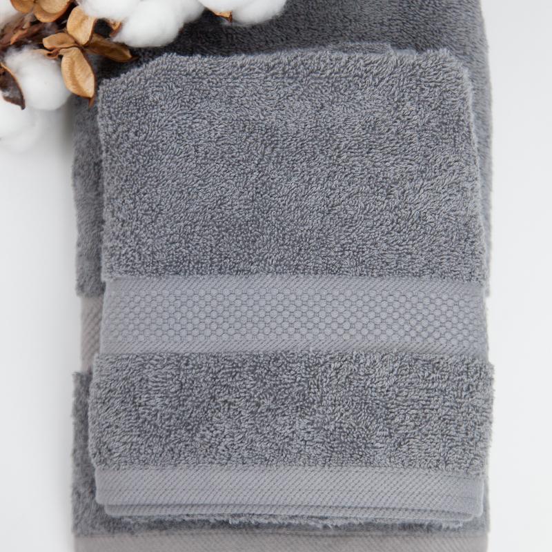 Рушник "Honey" (470 г/м2) Stone Gray, 50x90 - Фото 4