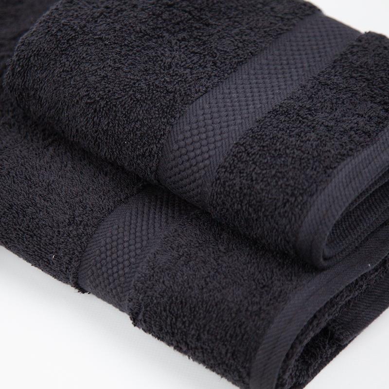 Towel "Honey" (470 g/m2) Black, 50x90 - Photo 4