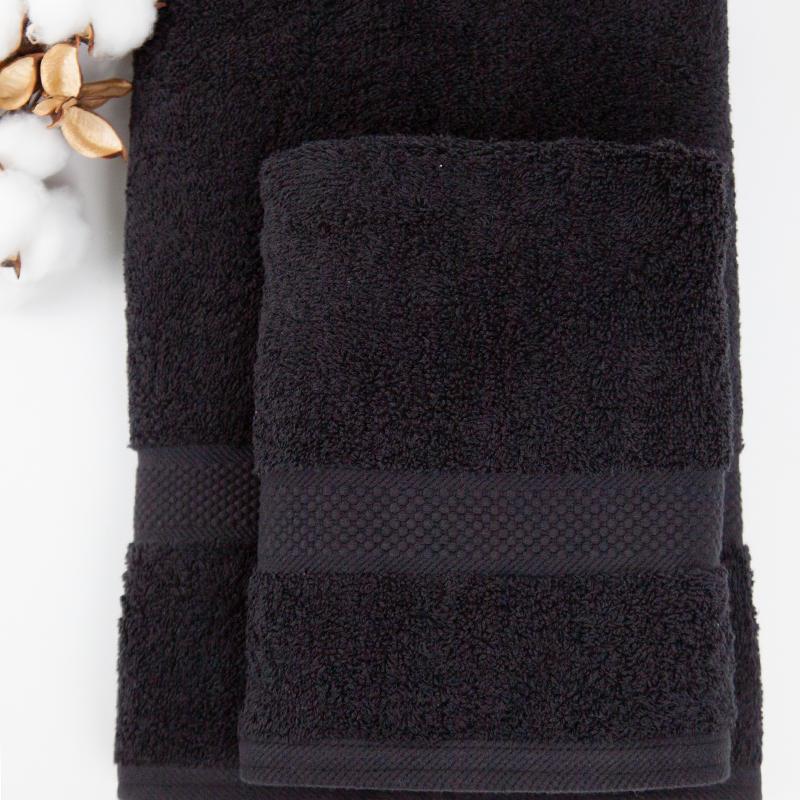 Towel "Honey" (470 g/m2) Black, 50x90 - Photo 5