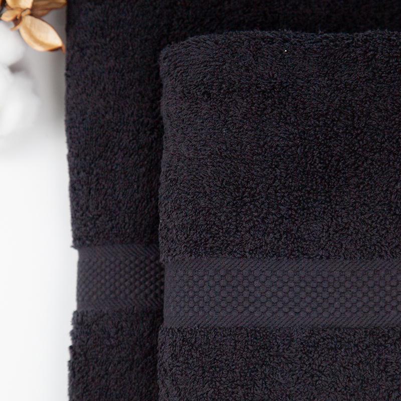 Towel "Honey" (470 g/m2) Black, 50x90 - Photo 6