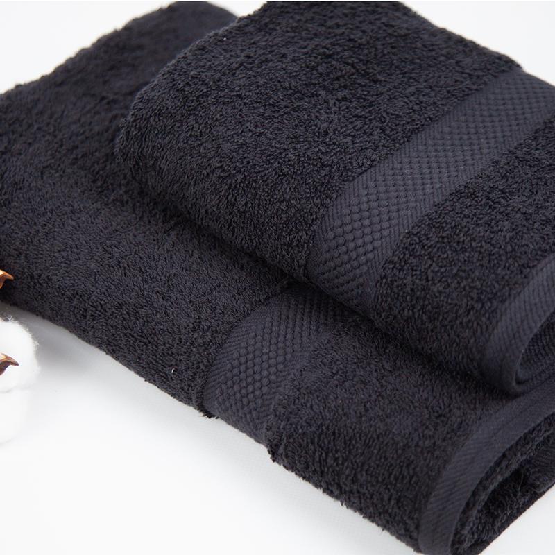 Towel "Honey" (470 g/m2) Black, 50x90 - Photo 3