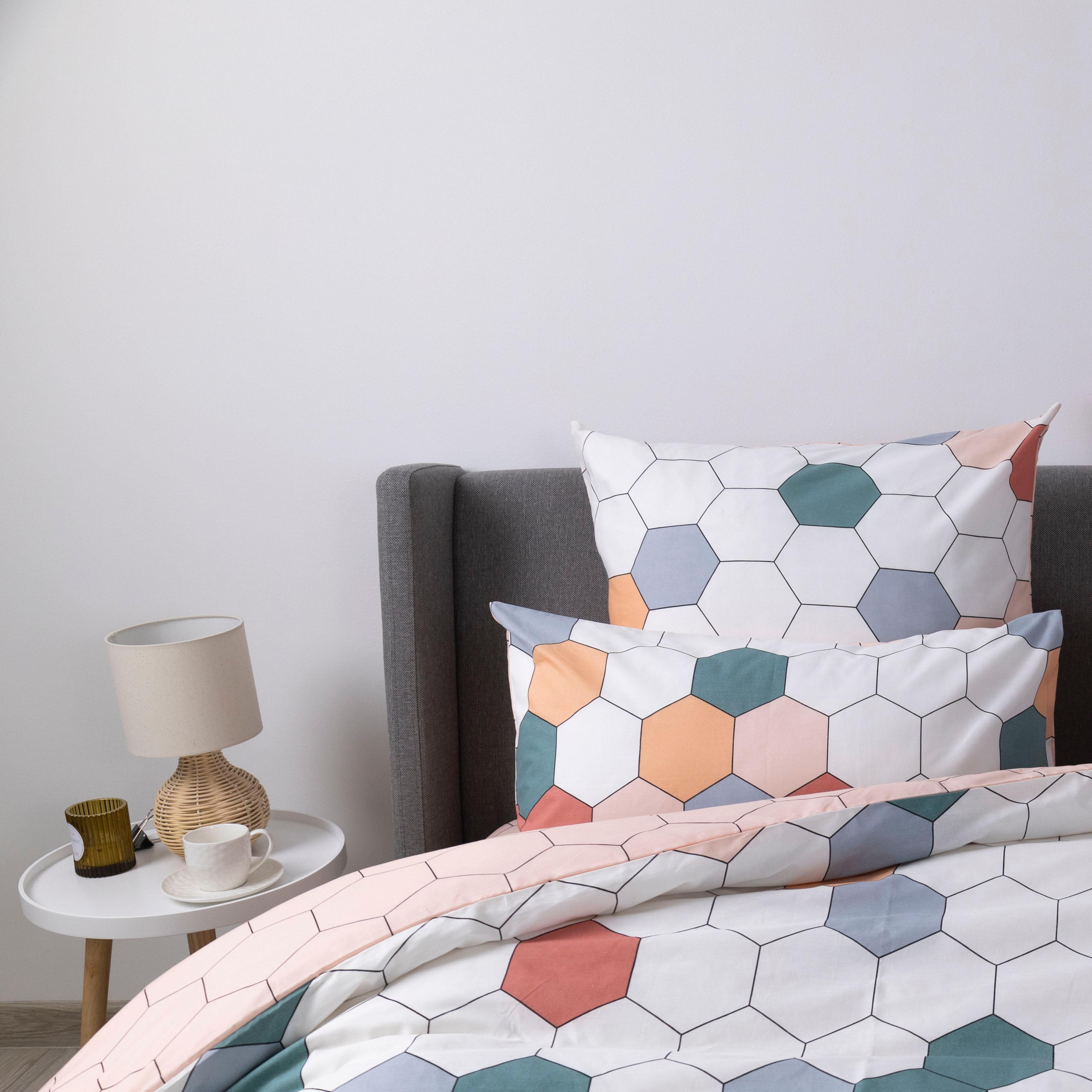 Постельное белье ТЕП "Happy Sleep" Красочные соты, 50x70, двуспальное - Фото 5