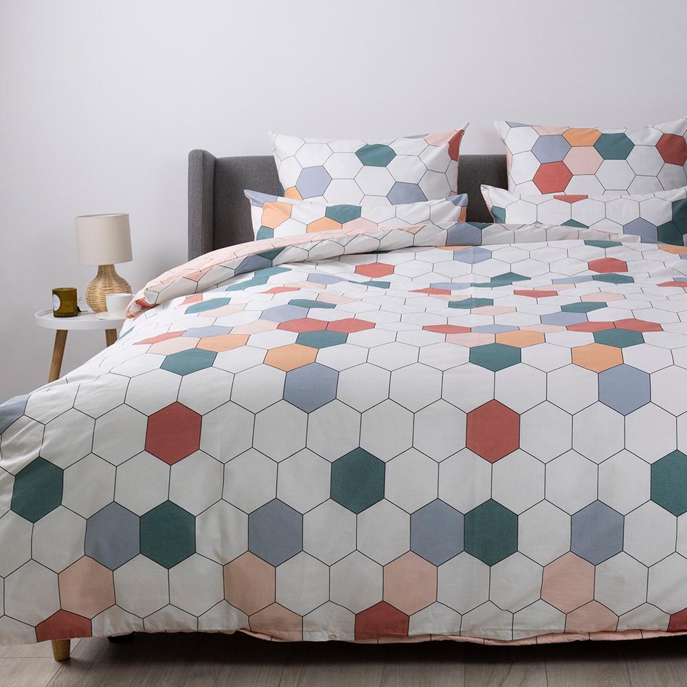 Постельное белье ТЕП "Happy Sleep" Красочные соты, 50x70, двуспальное - Фото 7