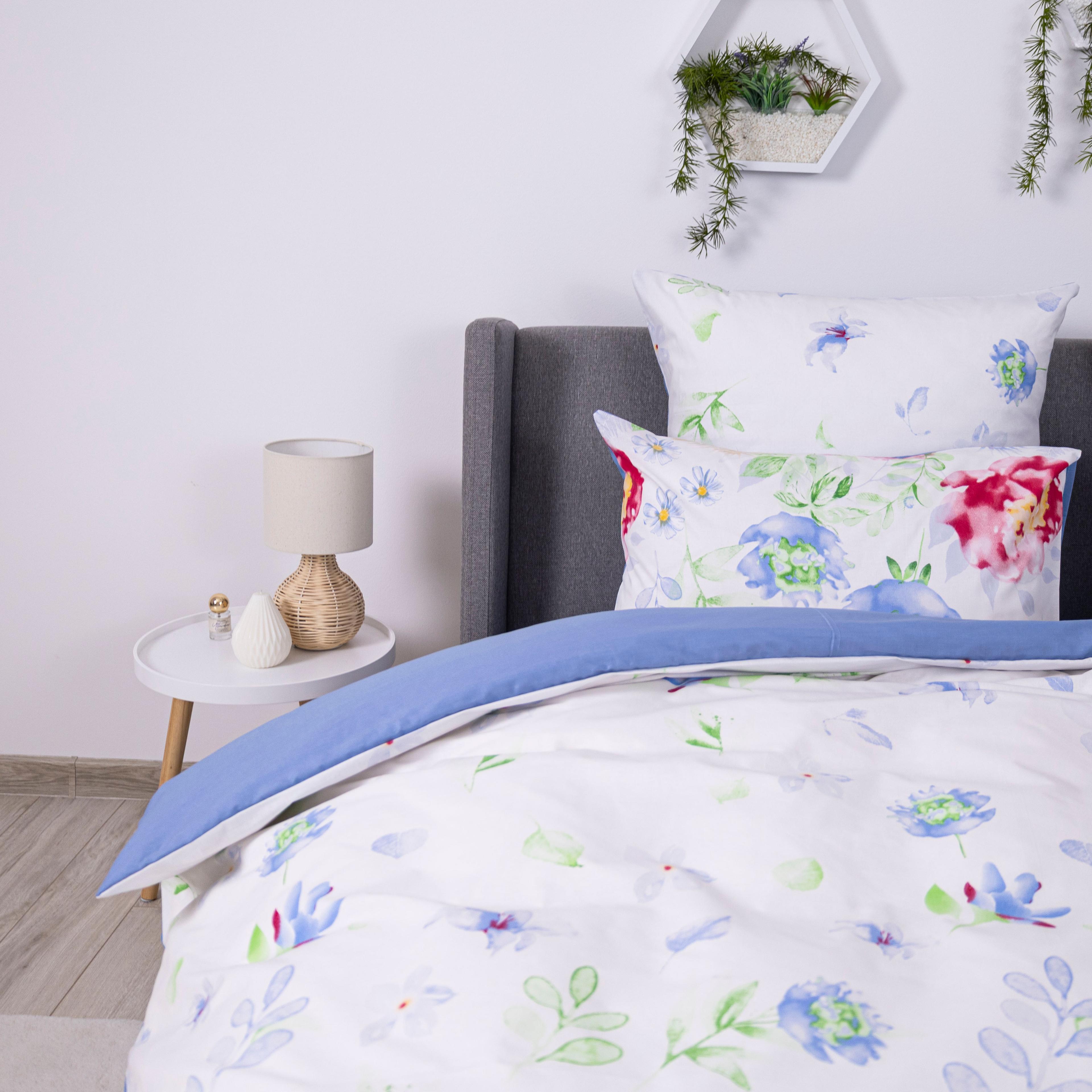 Bedding Set TEP "Soft dreams" Akvarelna rozkish, 70x70, one and a half - Photo 5