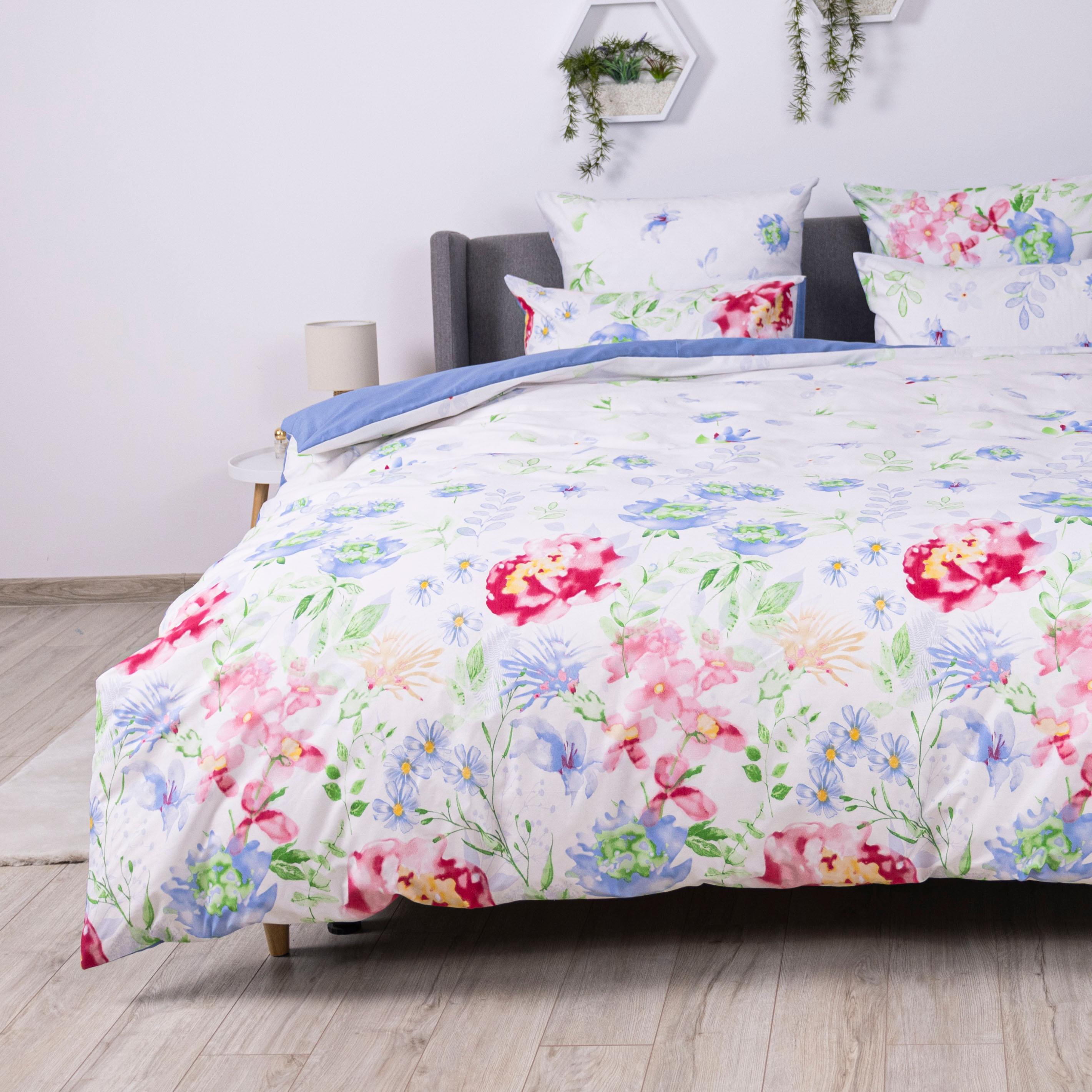 Bedding Set TEP "Soft dreams" Akvarelna rozkish, 70x70, one and a half - Photo 6