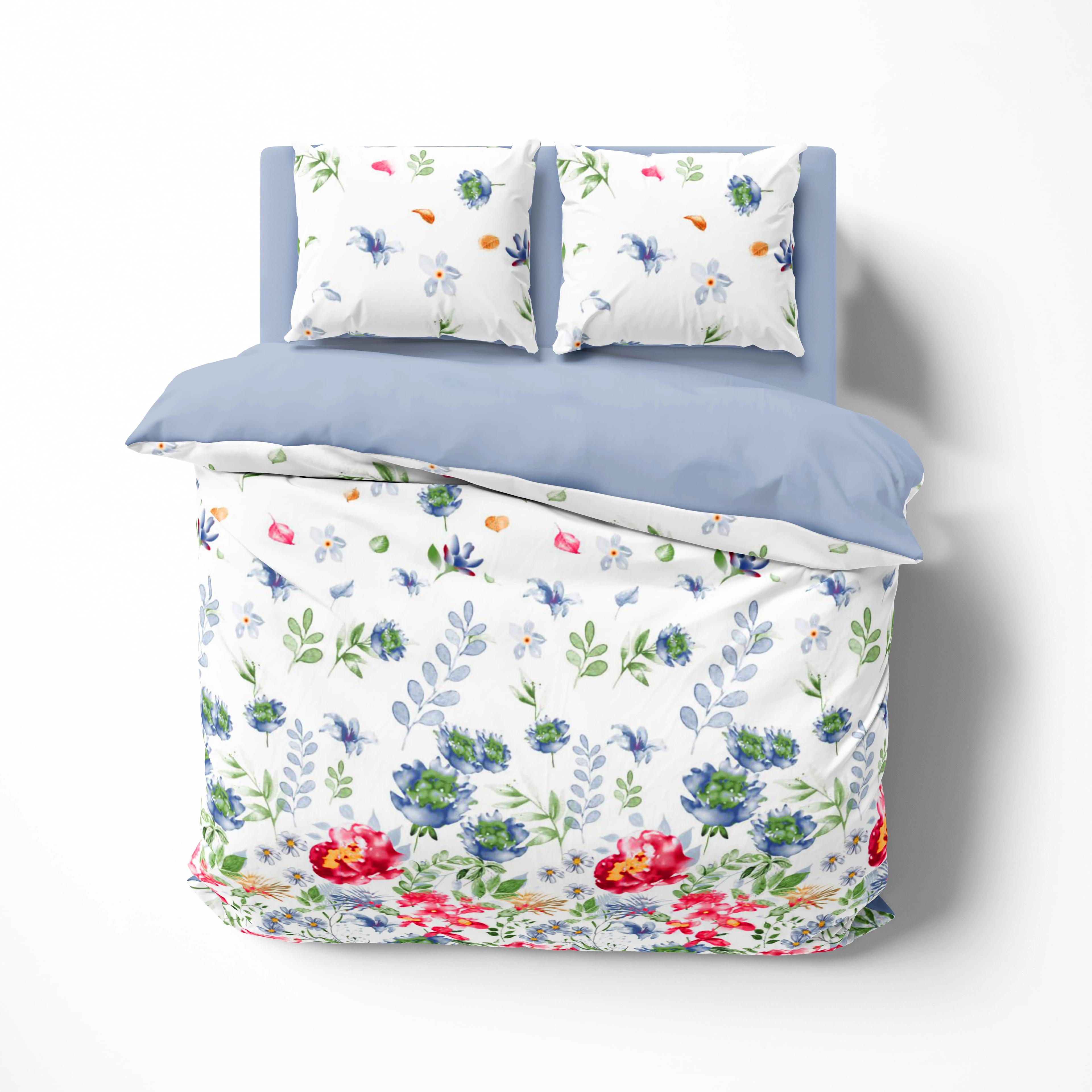 Bedding Set TEP "Soft dreams" Akvarelna rozkish, 70x70