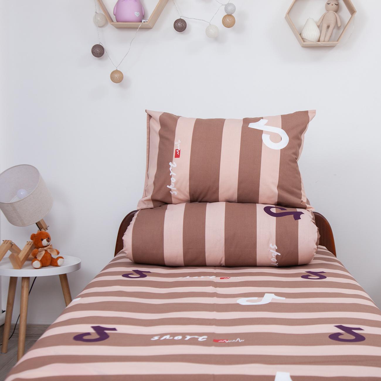 Постельное белье ТЕП "Soft dreams" Тренди (коричневый), 50x70, подростковая - Фото 6