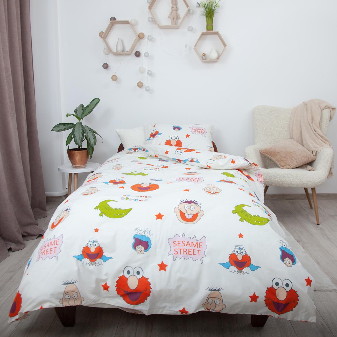 Постельное белье ТЕП "Soft dreams" Сезам Стрит, 50x70, подростковая - Фото 7