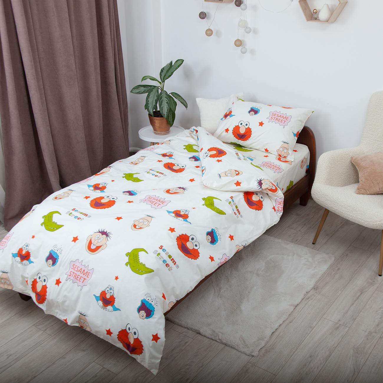 Постельное белье ТЕП "Soft dreams" Сезам Стрит, 50x70, подростковая - Фото 4