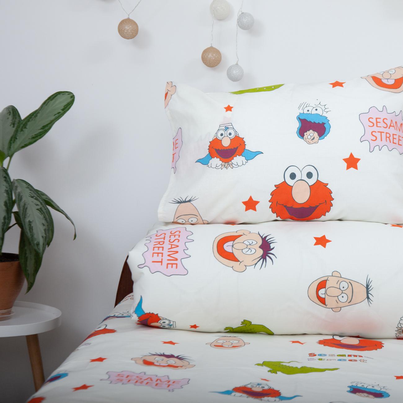 Постельное белье ТЕП "Soft dreams" Сезам Стрит, 50x70, подростковая - Фото 2