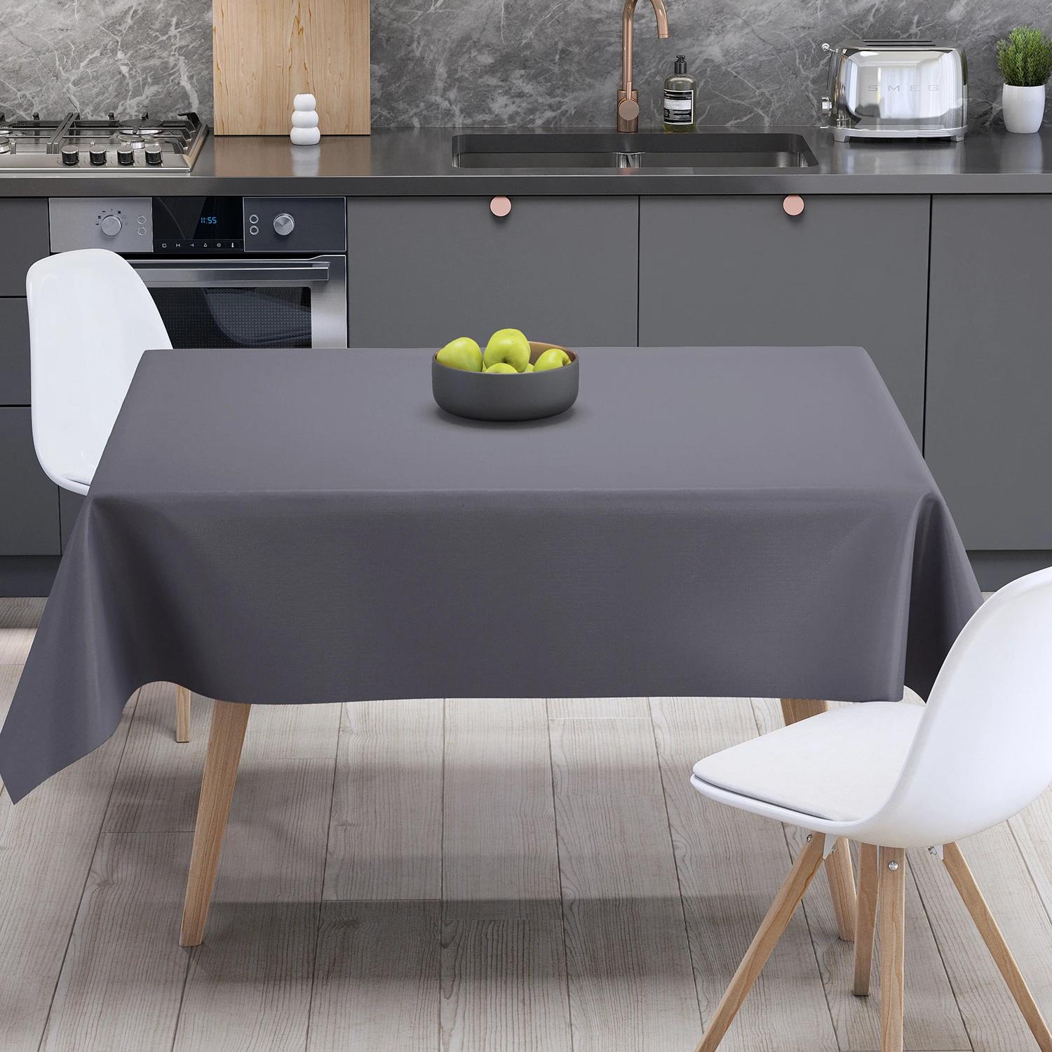 Tablecloth "Aquastop" water repellent Dark Gray