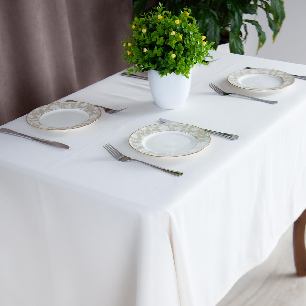 Tablecloth "Aquastop" water repellent Snowy, 150x220 - Photo 7