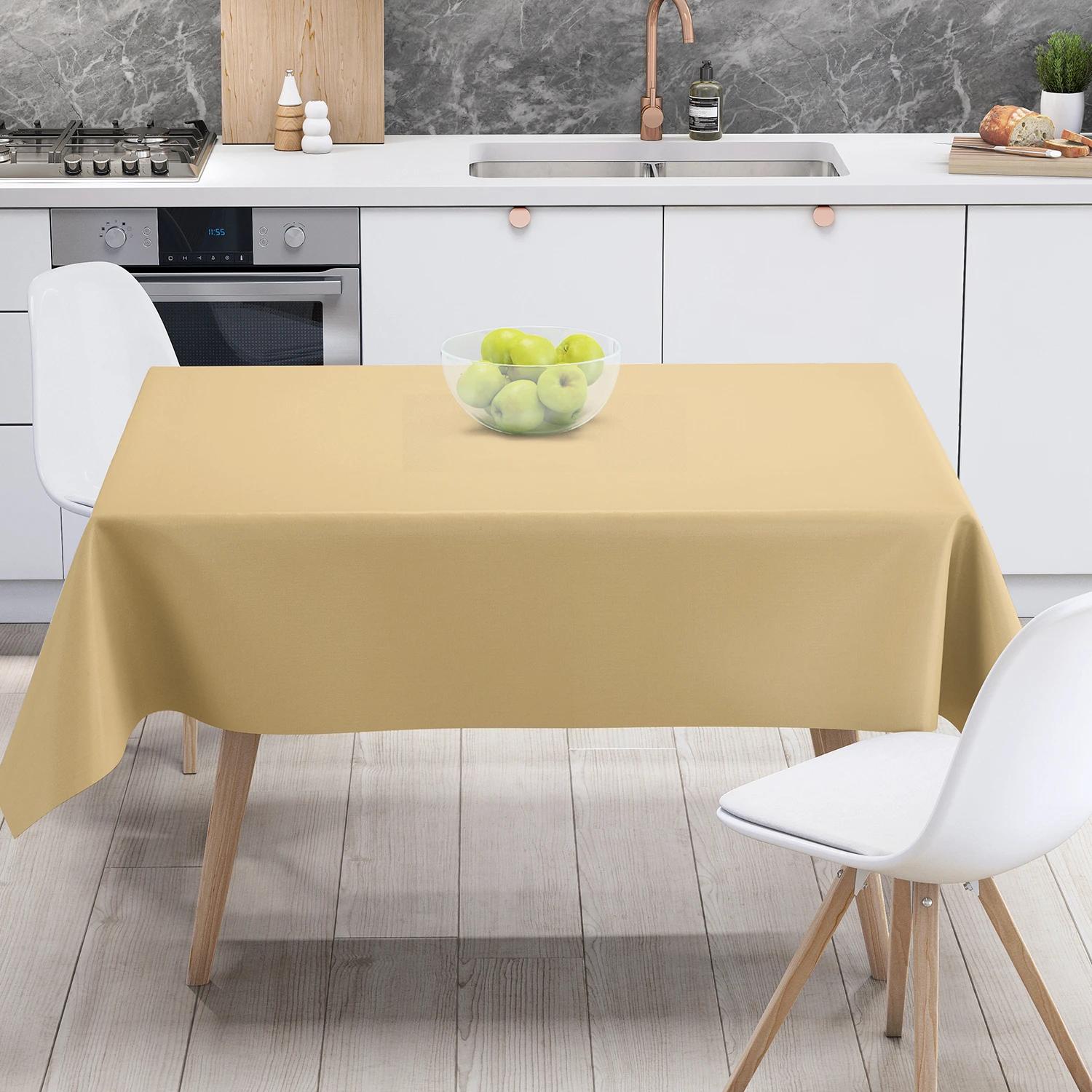 Tablecloth "Panama" water repellent Sand