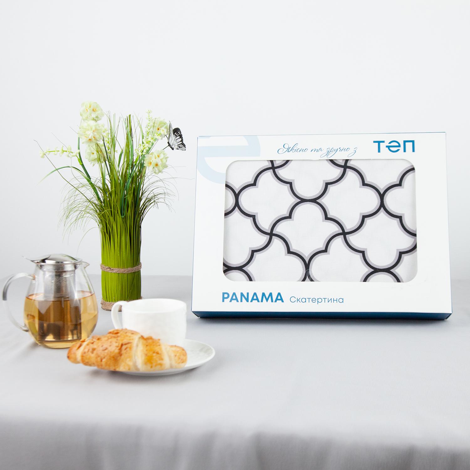 Tablecloth "Panama" water repellent White Puzzle, 160x200 - Photo 2