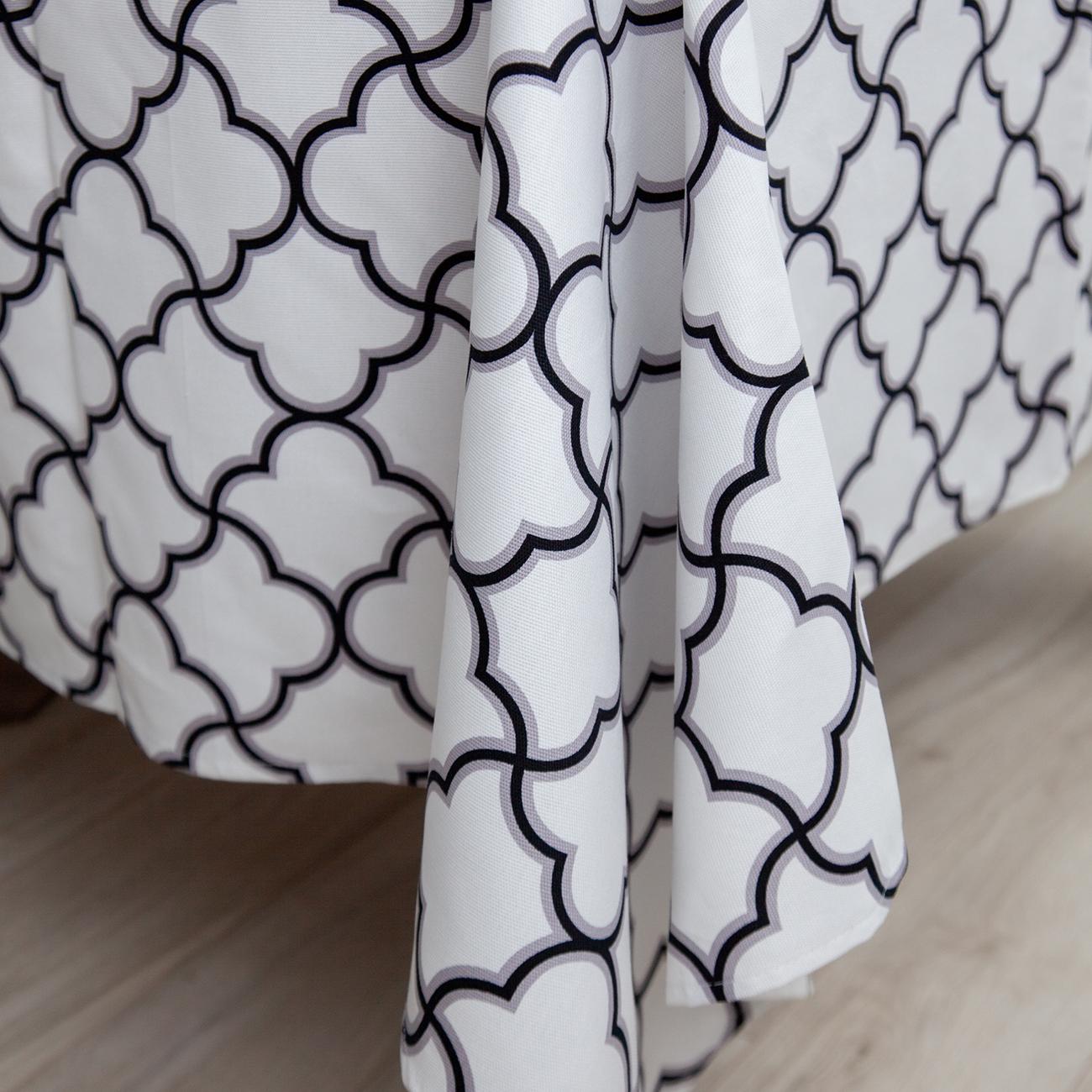 Tablecloth "Panama" water repellent White Puzzle, 160x200 - Photo 3